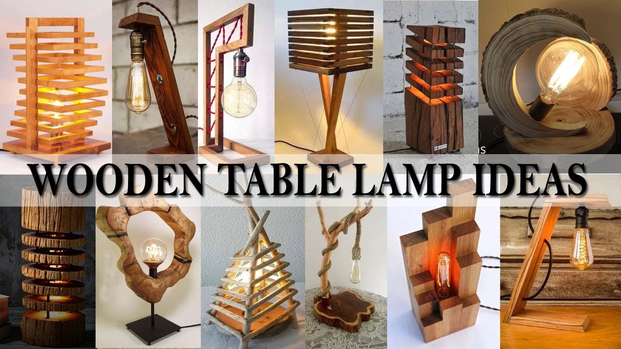 DIY Wooden Lamp Ideas - YouTube