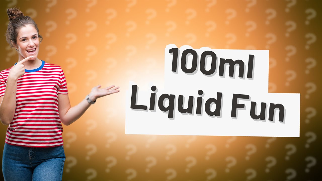 How Much Is 100ml Liquid? - YouTube