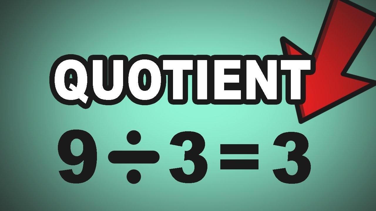 Learn English Words - QUOTIENT - Meaning, Vocabulary Lesson With Pictures And Examples - YouTube