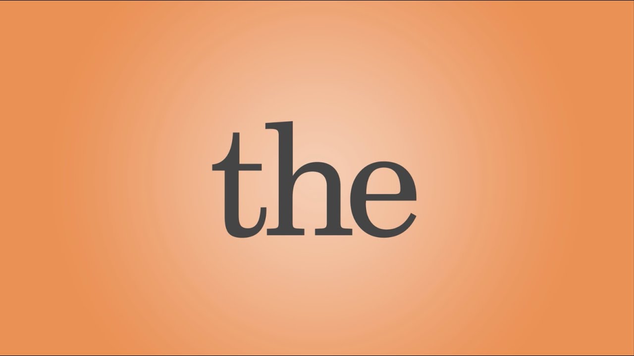 Sight Word Song (THE) - YouTube