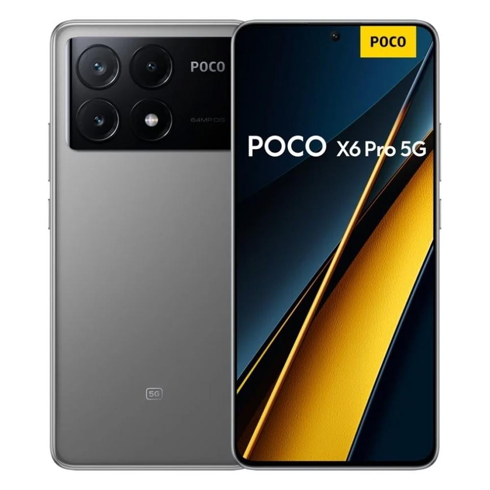 Smartphone Xiaomi Poco X6 Pro 5G 8GB RAM 256GB ROM Gris Desbloqueado| Bodega Aurrera En Línea
