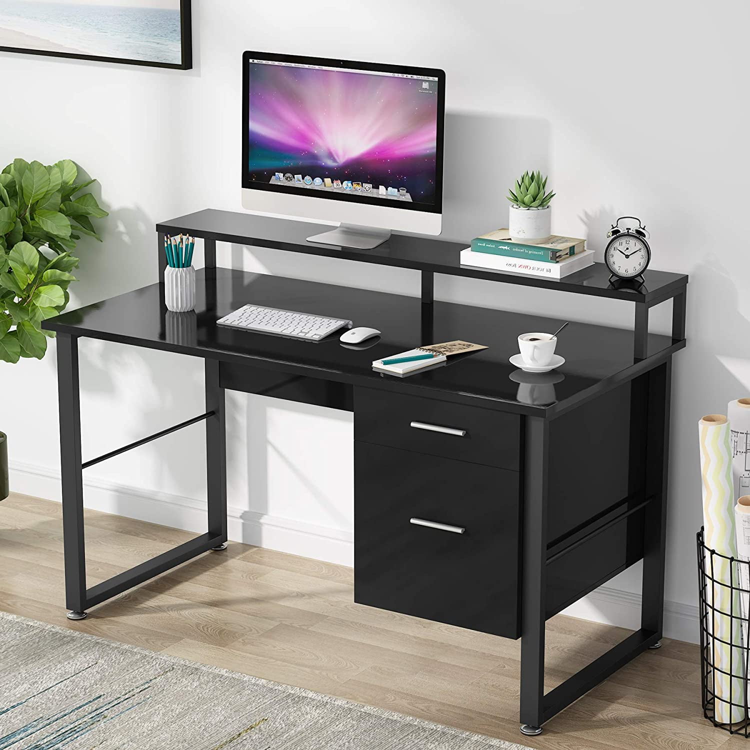 Small Desk Table With Storage At Minh Boser Blog
