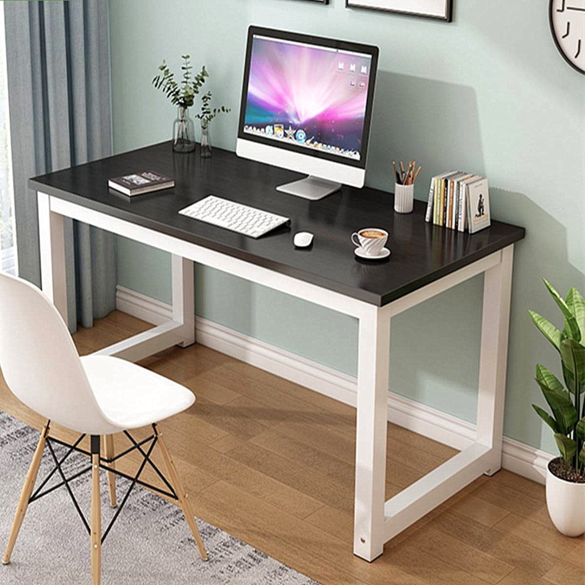 SNAILHOME Computer Desk 43&quot; Study Writing Table for Home Office, Modern Simple Style PC Desk ...