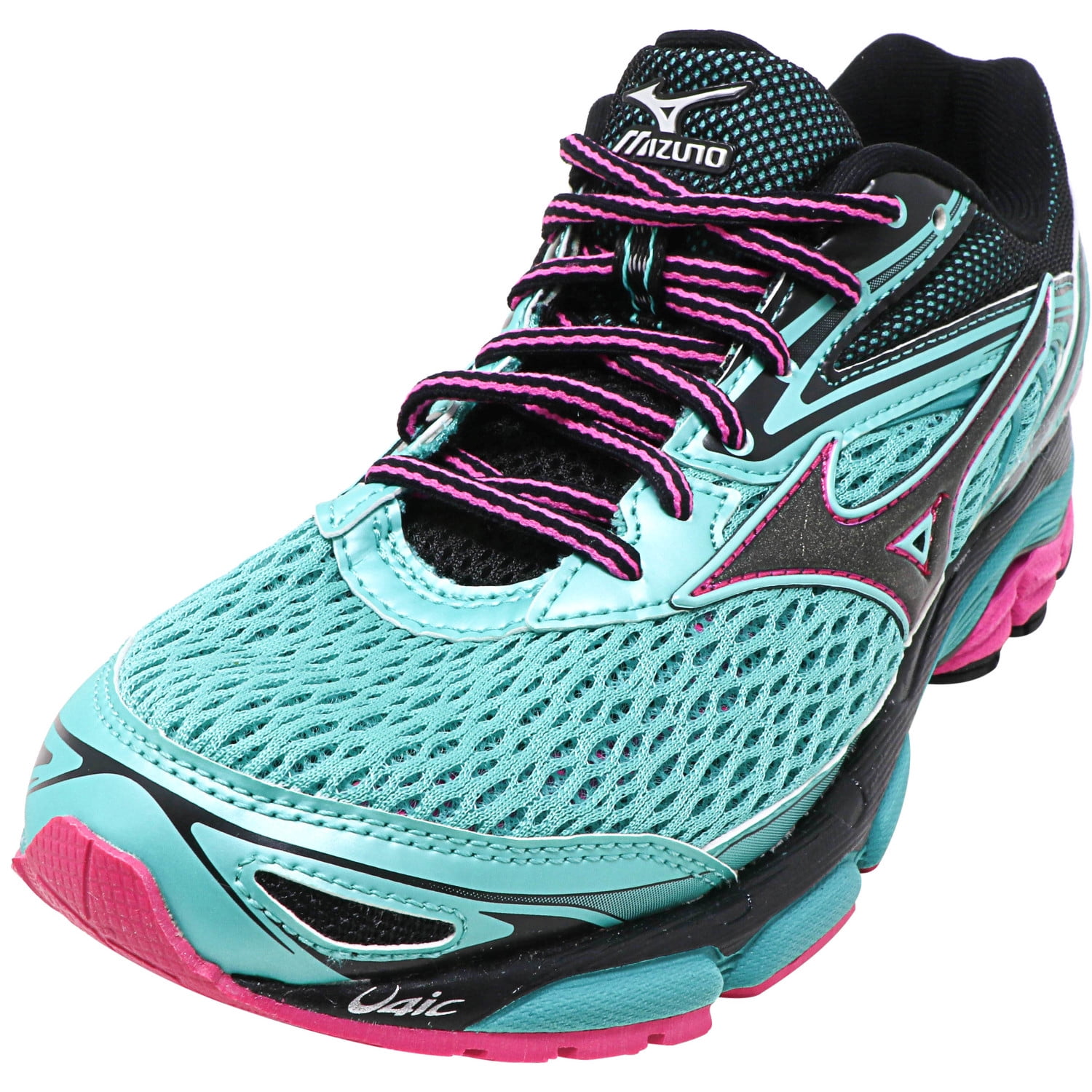 Mizuno Wave Inspire 13 Running Shoe For Women - 6.5M - Blarney / Black / Electric Pink - Walmart.com