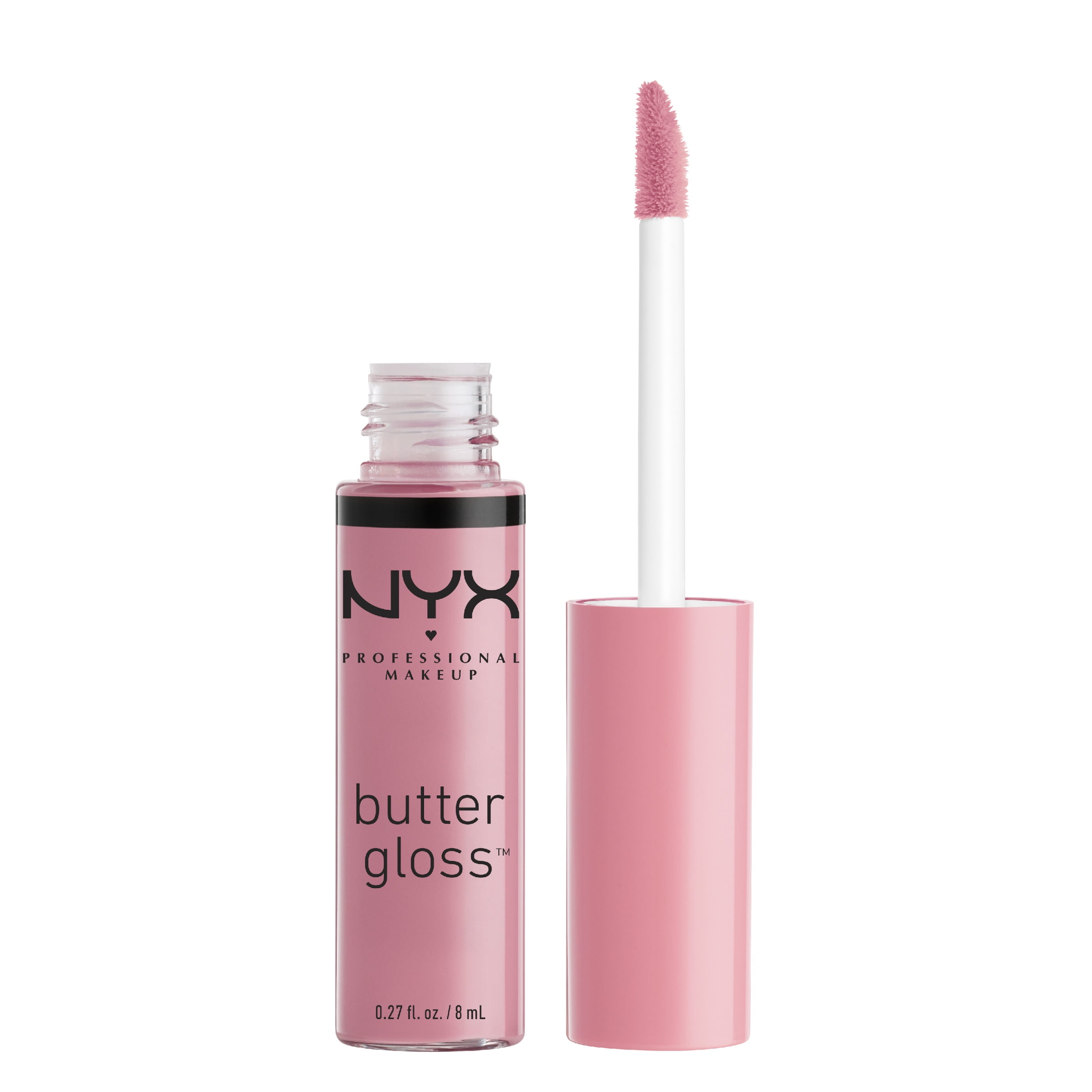 NYX Professional Makeup Butter Gloss, Non-sticky Lip Gloss,Eclair, 0.27 Oz - Walmart.com ...