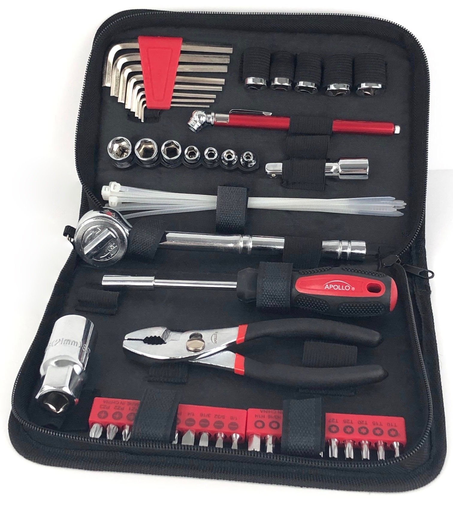 Apollo Tools DT9774 56-Piece Automotive Tool Kit - Walmart.com