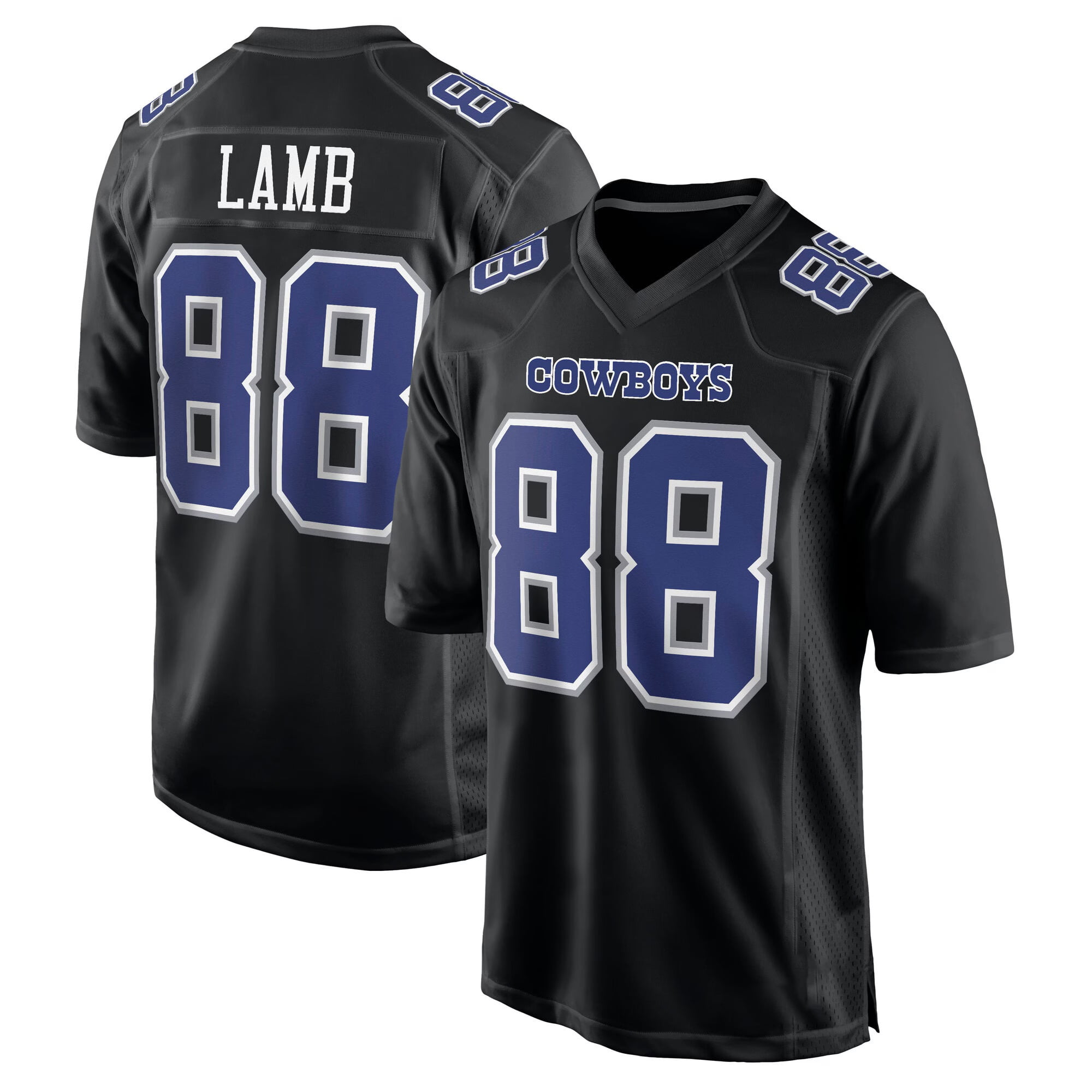 Women&#39;s Dallas Lamb 88 Black Fashion Stitched T-Shirts Sports Player Game Top, X-Large - Walmart.com