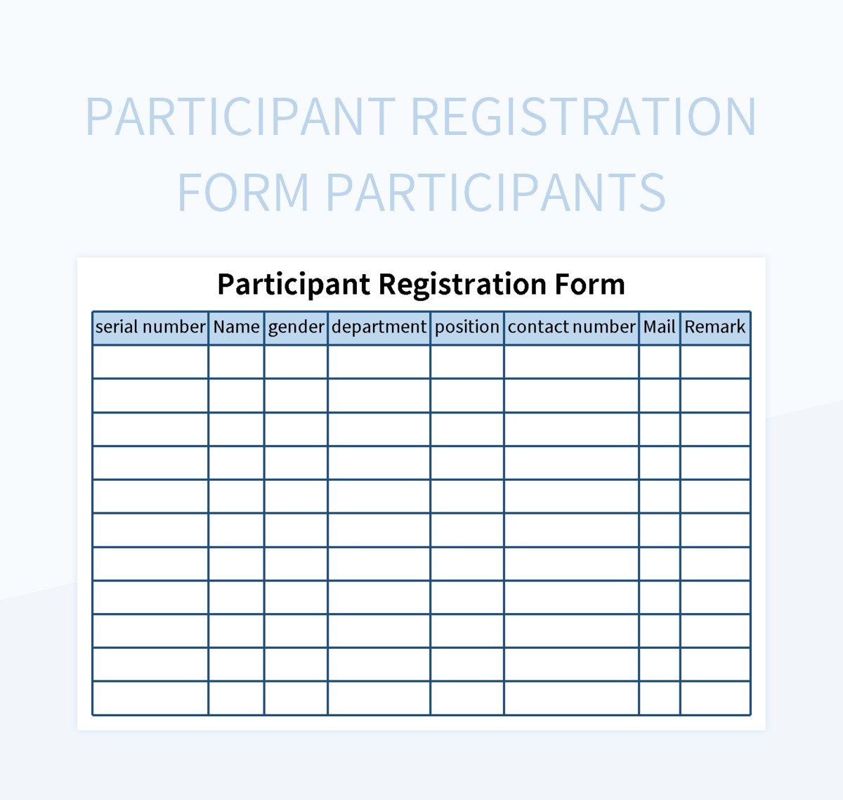 Orientation Attendance & Participation Log - Tracking Employee Engagement Excel Template And ...