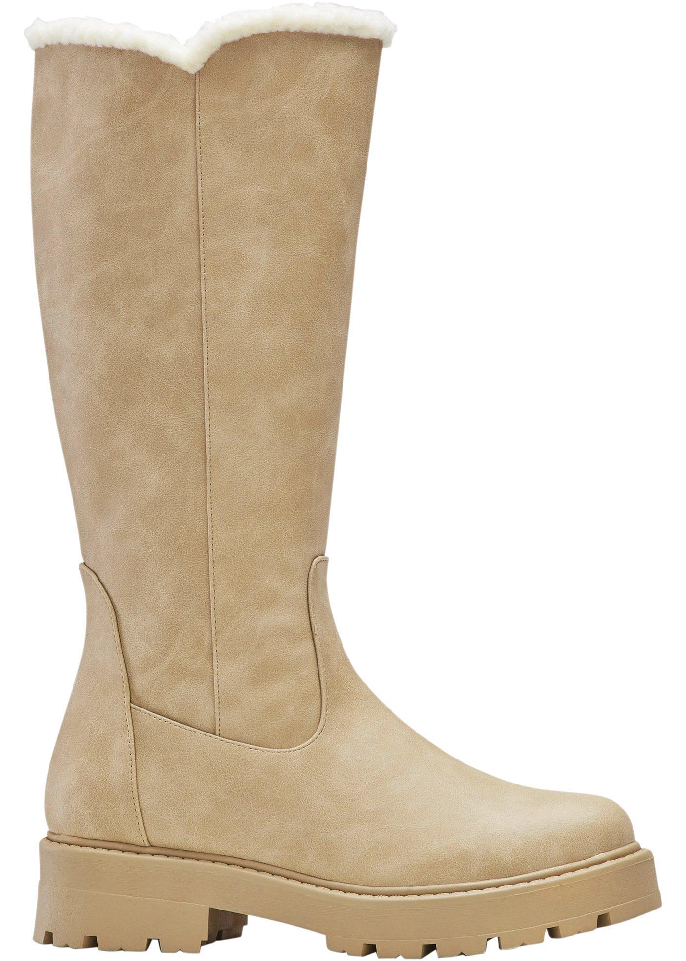 Bottes D&#39;hiver Avec Détails Mode - Beige