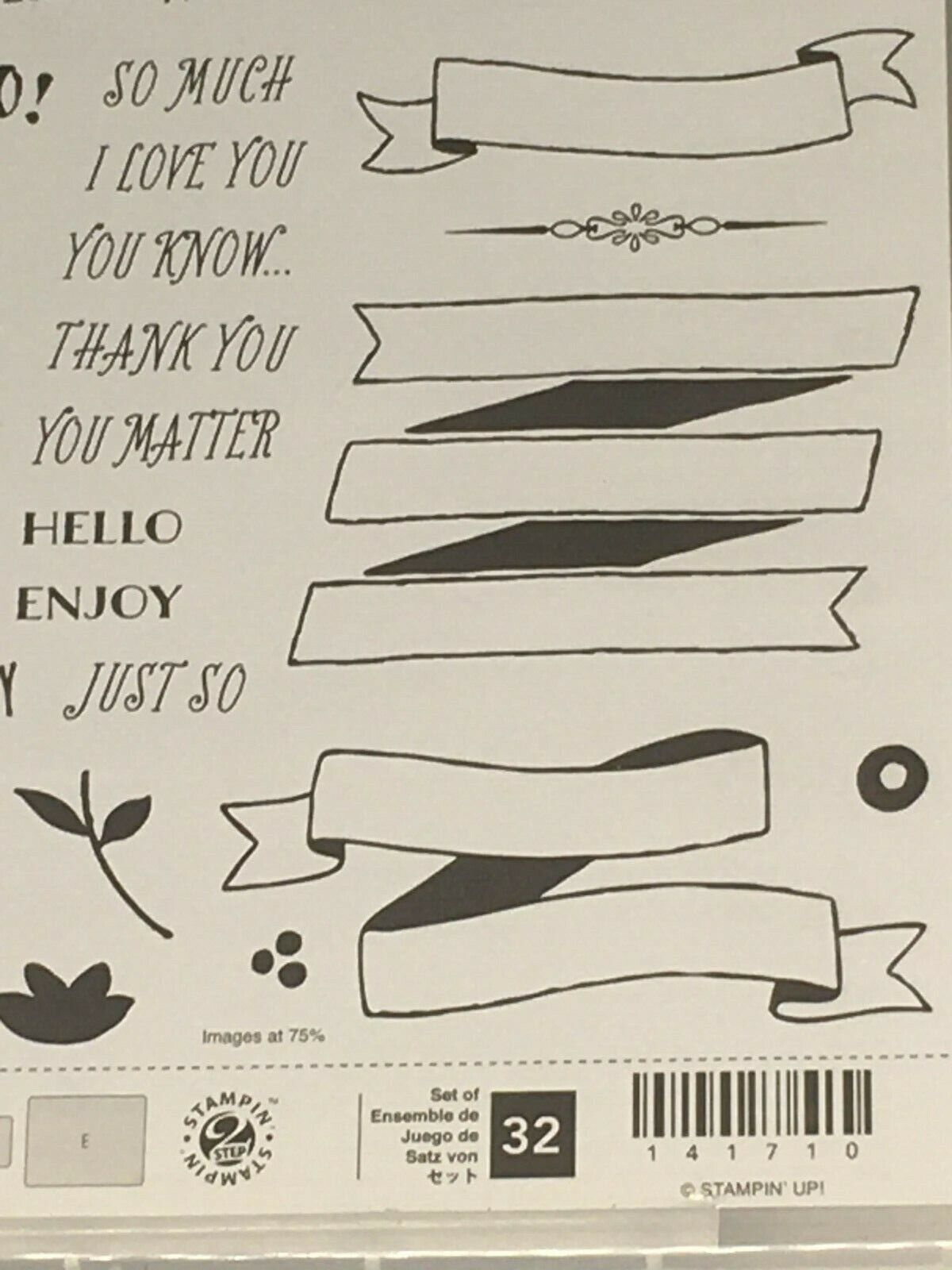 Stampin Up Banners for You Stamp Bunches of Banners Framelits Dies Congrats TY - Stamps