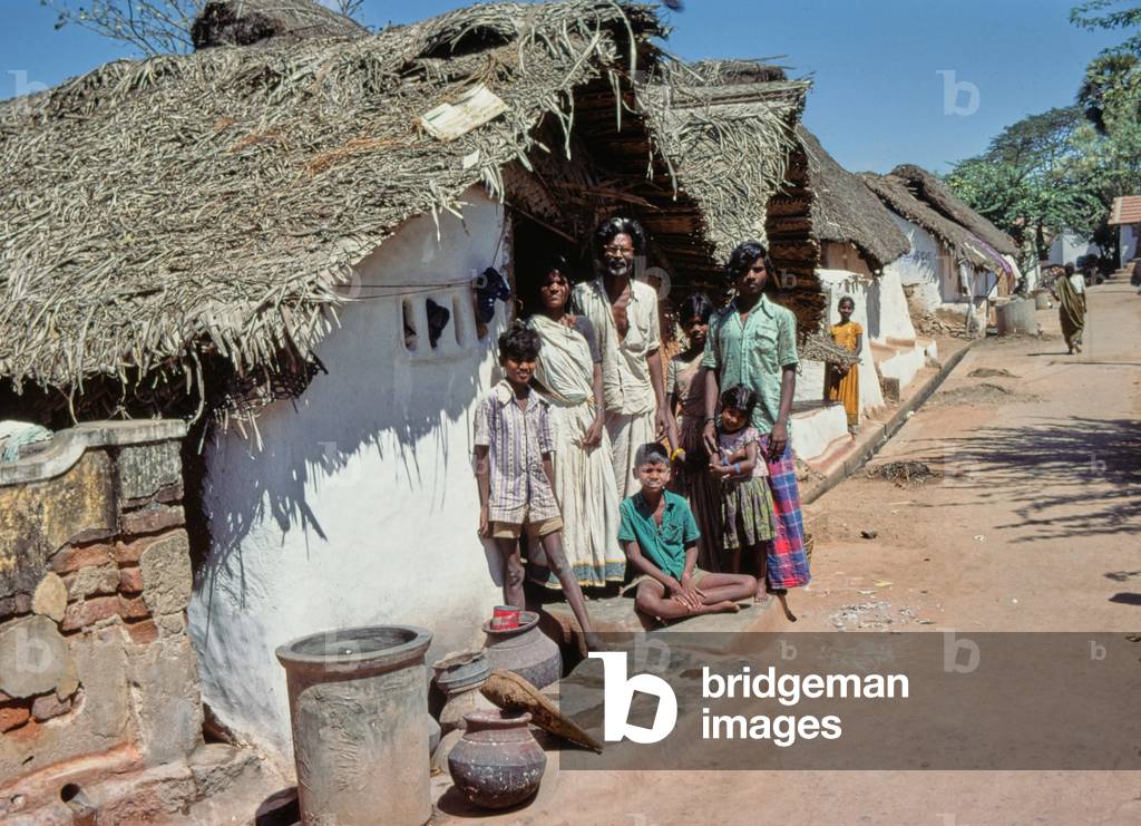 Image Of Village Life In Village In Tamil Nadu, South India (photo)