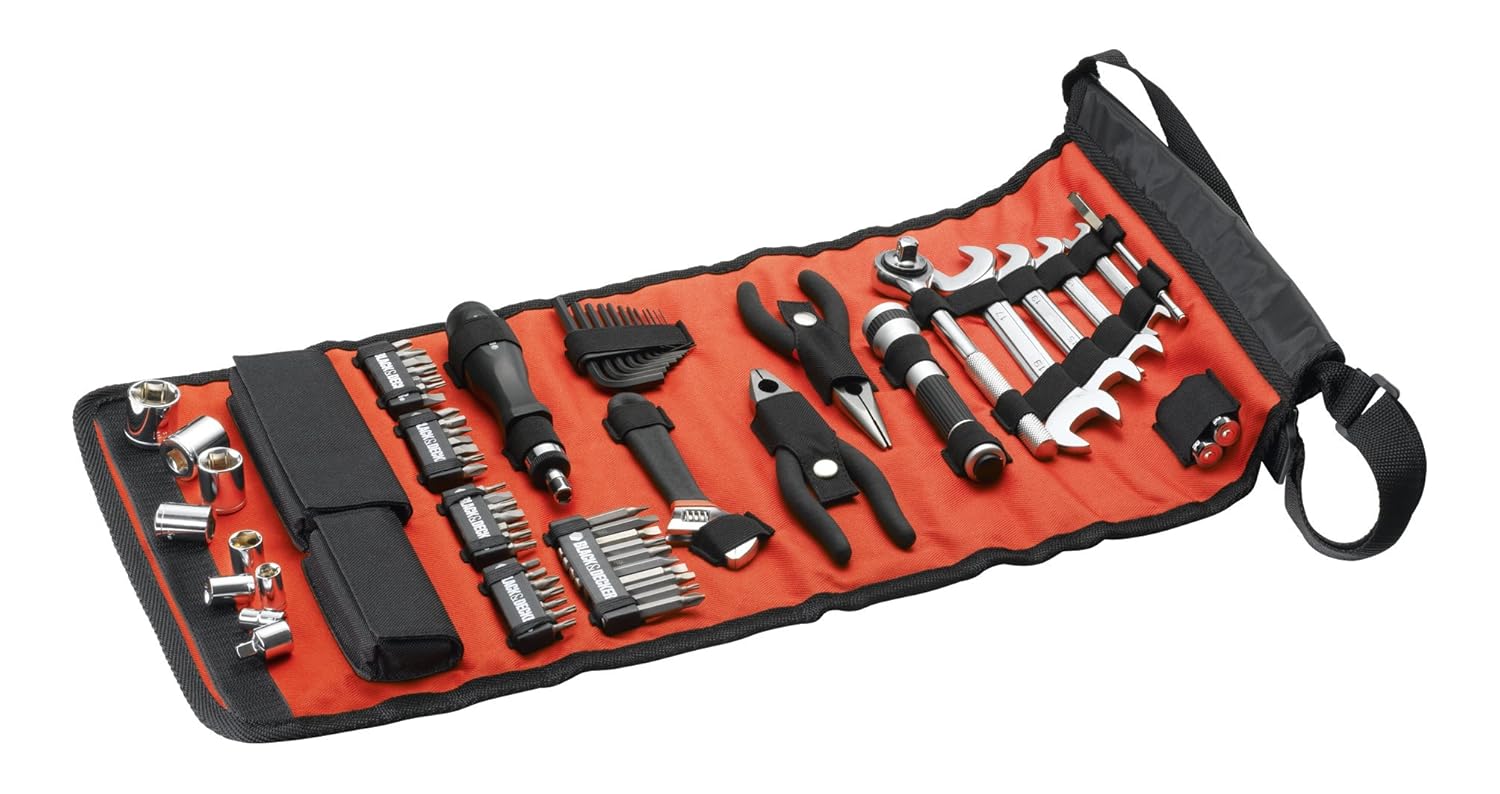 Black And Decker A7144-XJ Handy Roll-Up Tool Bag With Automobile Tools | EBay