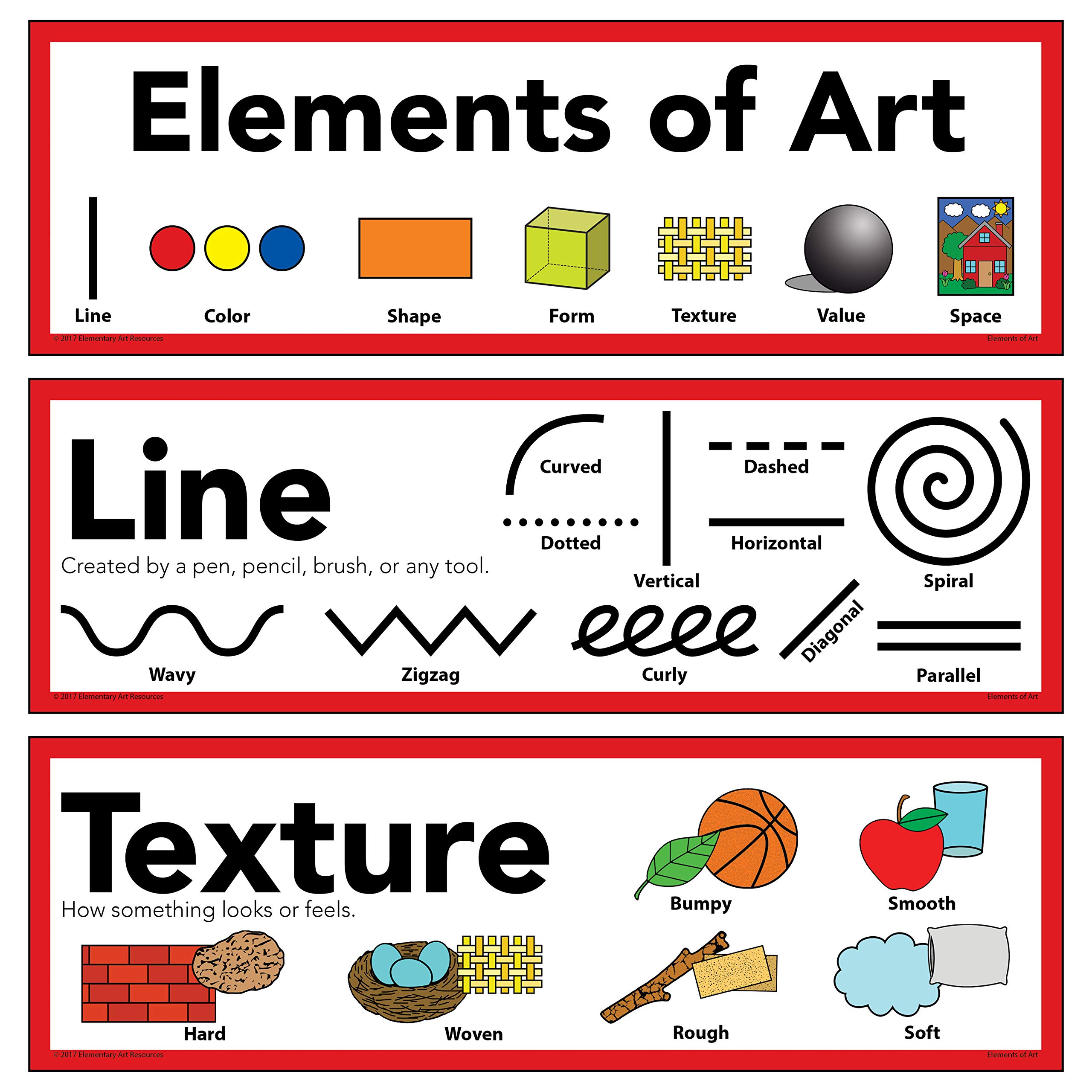 Mua Elements of Art & Principles of Design Art Poster 5&quot; X 16&quot; (Set of 16) trên Amazon Mỹ chính ...