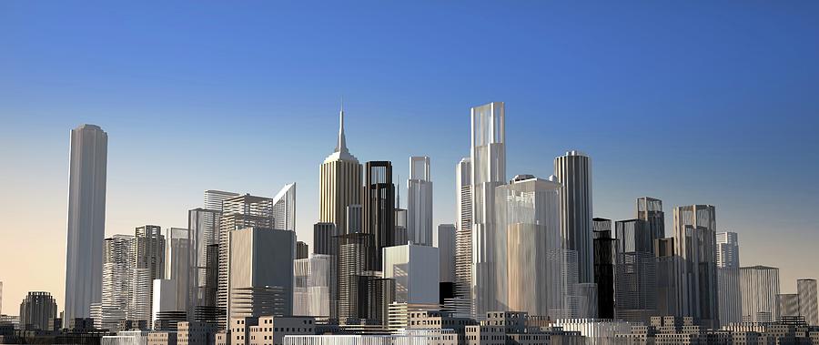 Cityscape Photograph by Leonello Calvetti/science Photo Library - Fine Art America
