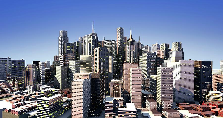 Cityscape Photograph by Leonello Calvetti/science Photo Library - Fine Art America