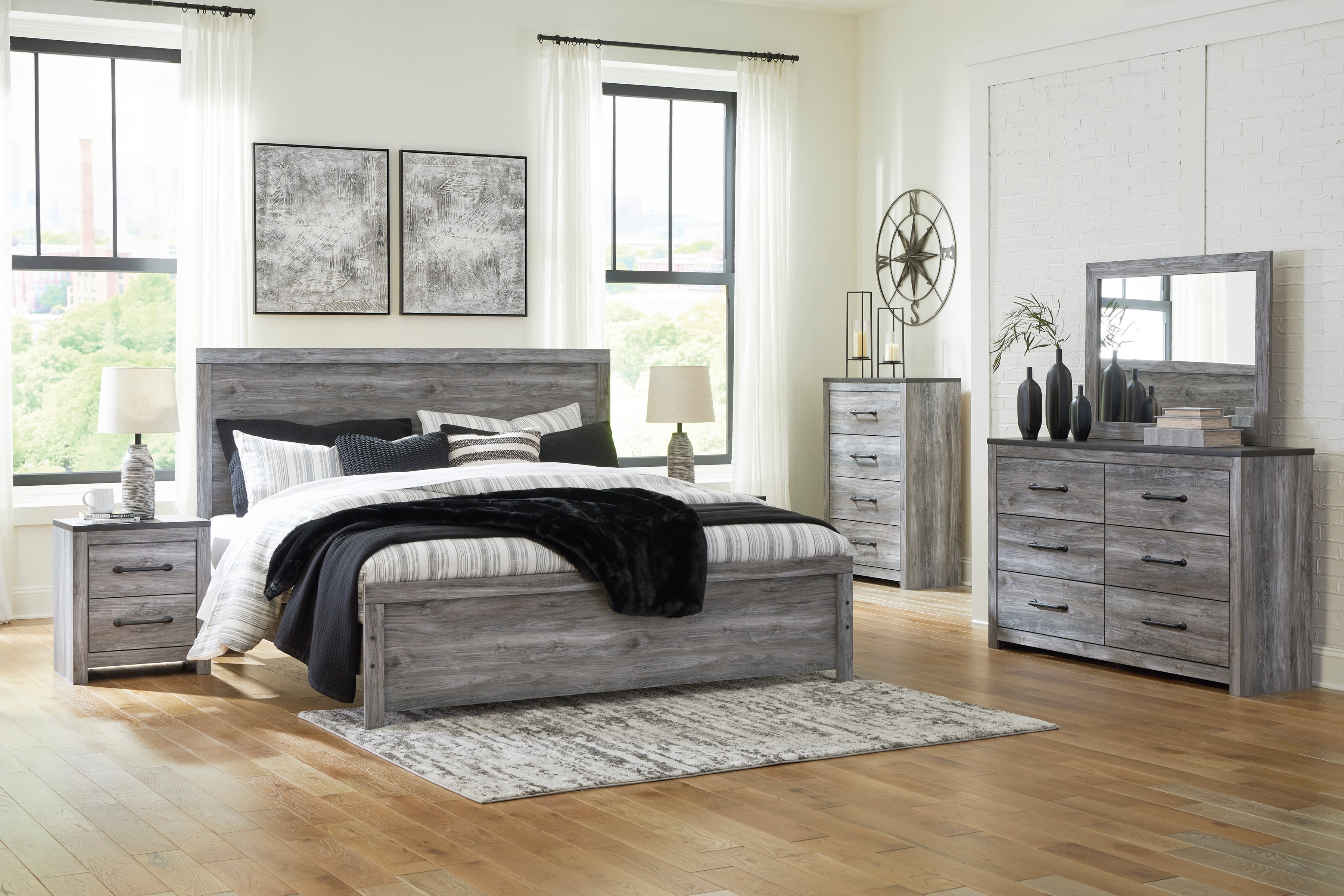 Signature Design By Ashley Bronyan King Bedroom Set| Value City Furniture| Bedroom Group