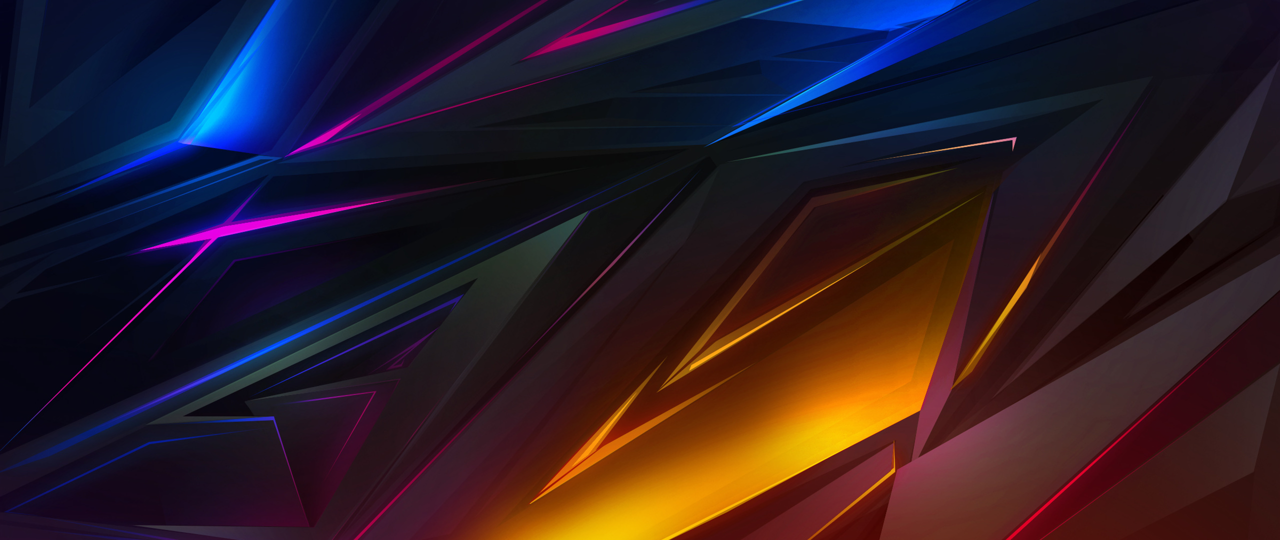 2560x1080 Abstract Dark Colorful Digital Art Wallpaper,2560x1080 Resolution HD 4k Wallpapers ...