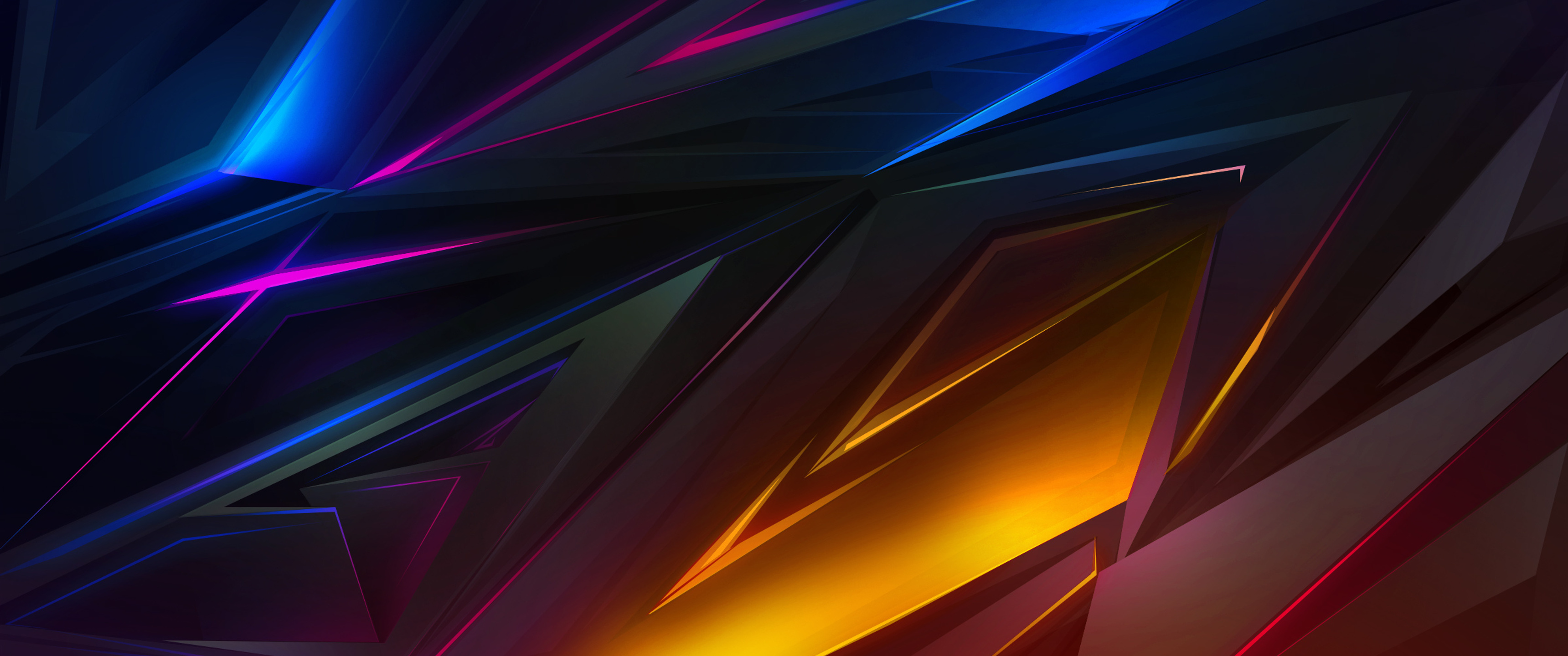 3440x1440 Abstract Dark Colorful Digital Art UltraWide Quad HD 1440P ,HD 4k Wallpapers,Images ...
