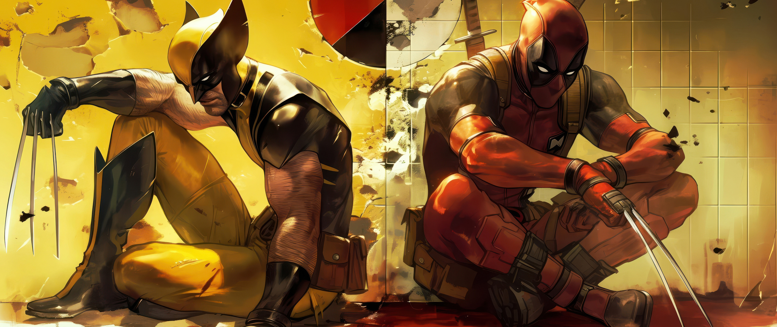 2560x1080 Deadpool And Wolverine The Ultimate Team Up Wallpaper,2560x1080 Resolution HD 4k ...