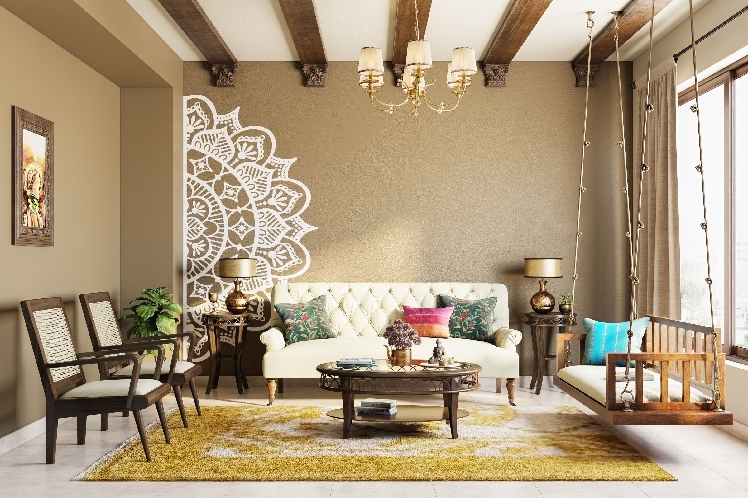 Wall Design Ideas For Living Room