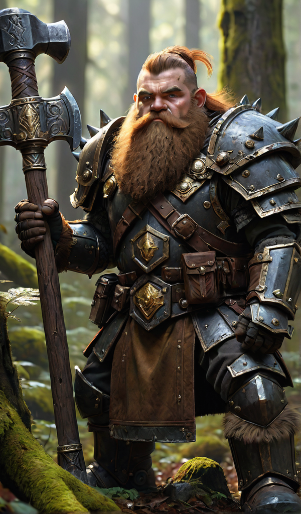 Far Distant Side Angle Shot Interesting Pose Of Dwarf In For... By TheBaronZ - Playground