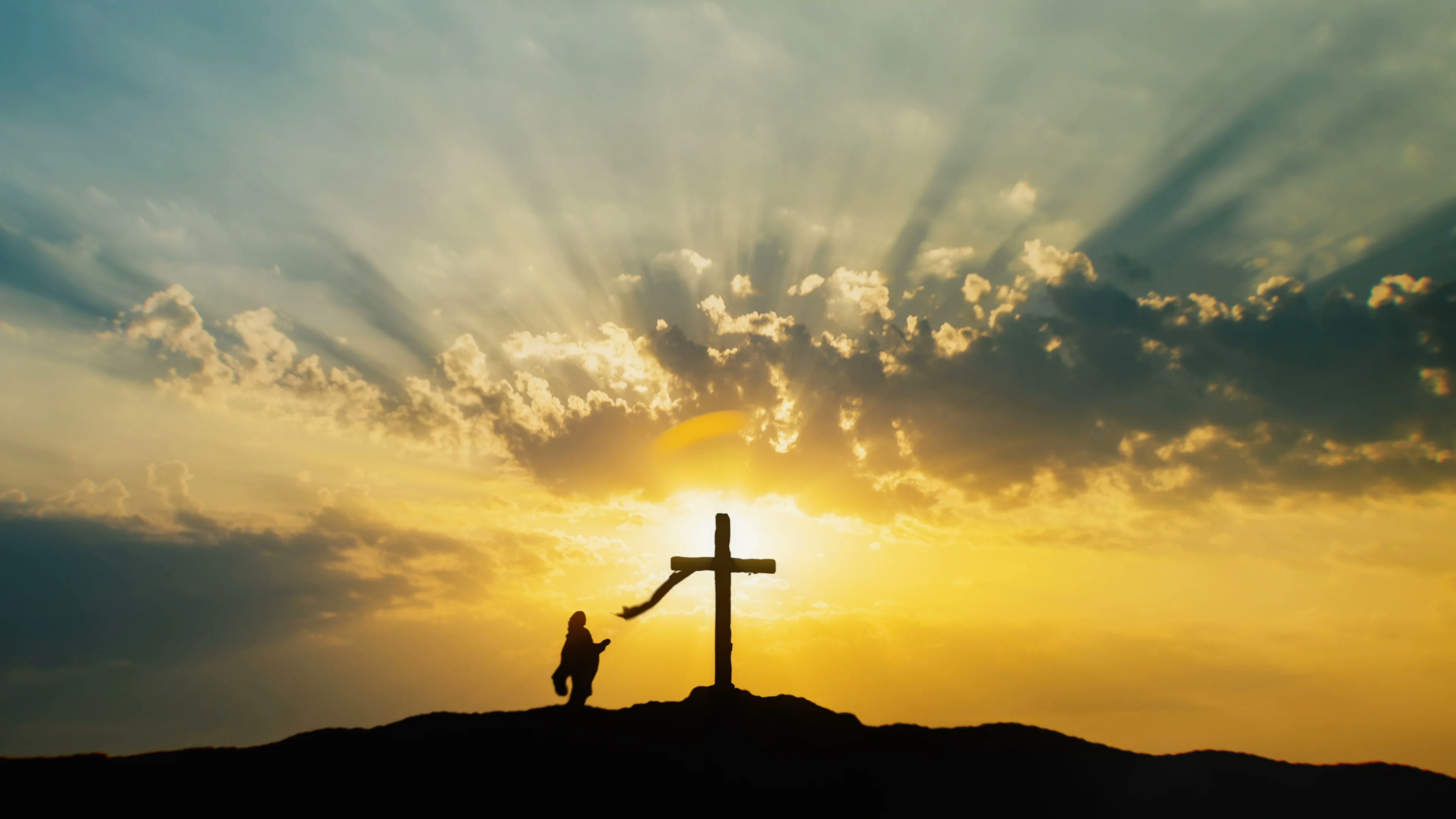 Praying At The Cross