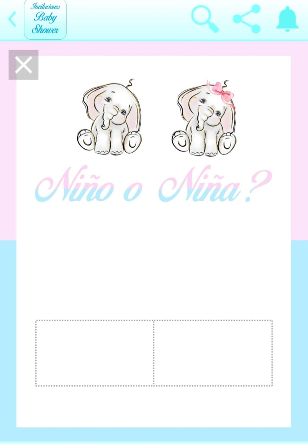 Invitaciones Baby Shower Para Android - Descargar