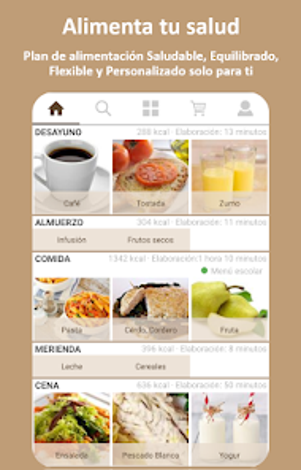 PLANIFOOD - Planificador Intel Per Android - Download