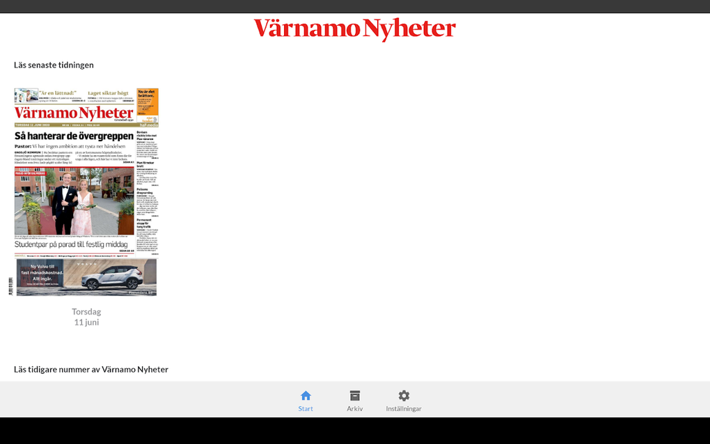 Värnamo Nyheter E-tidning APK สำหรับ Android - ดาวน์โหลด