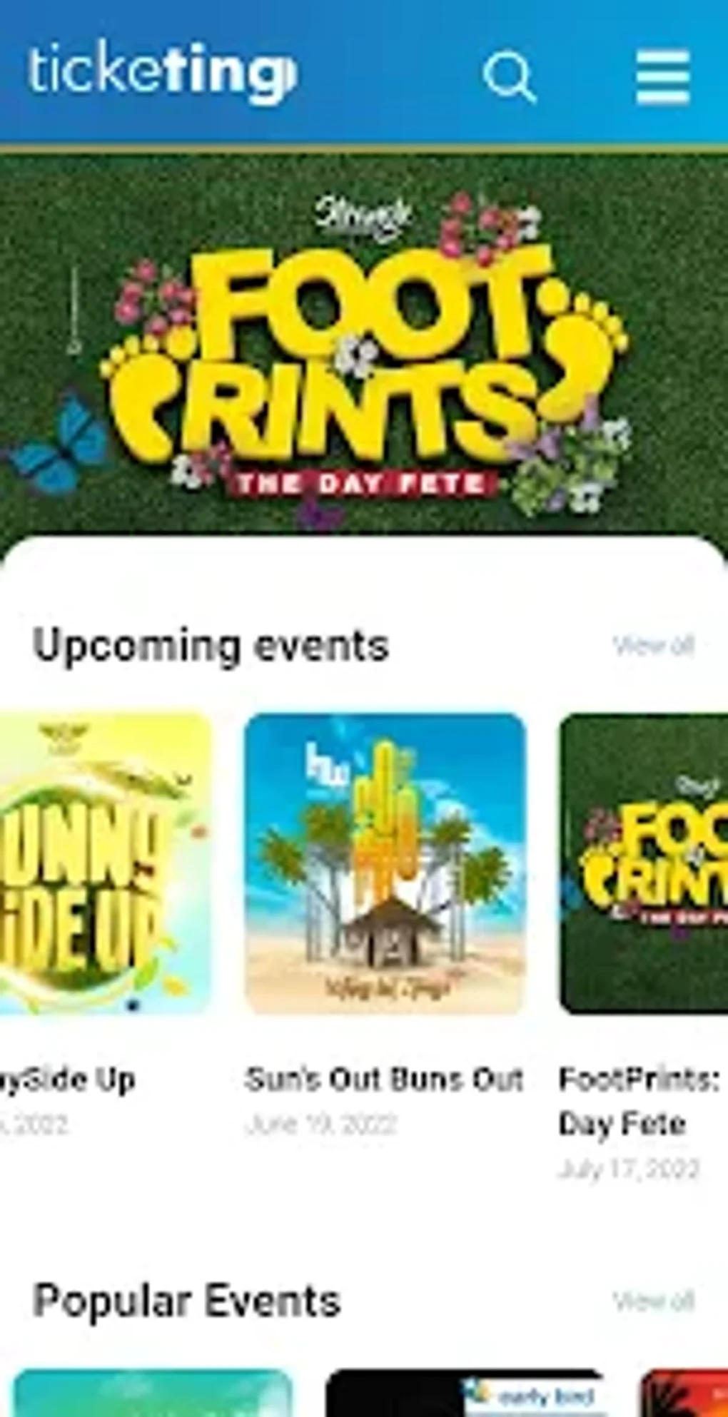 TickeTing Events For Android - Download