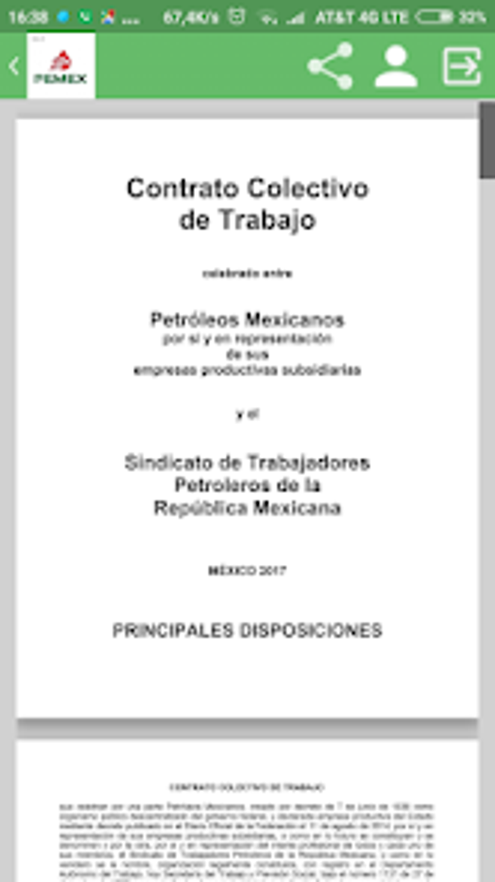 Contrato Colectivo PEMEX For Android - Download
