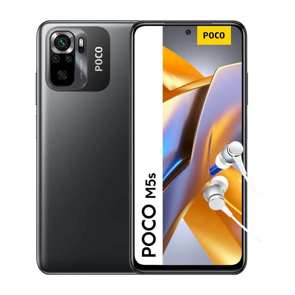 Xiaomi Poco M5s 4G Dual SIM 6GB 128GB Storage, Grey At Best Prices In Kuwait - Shopkees
