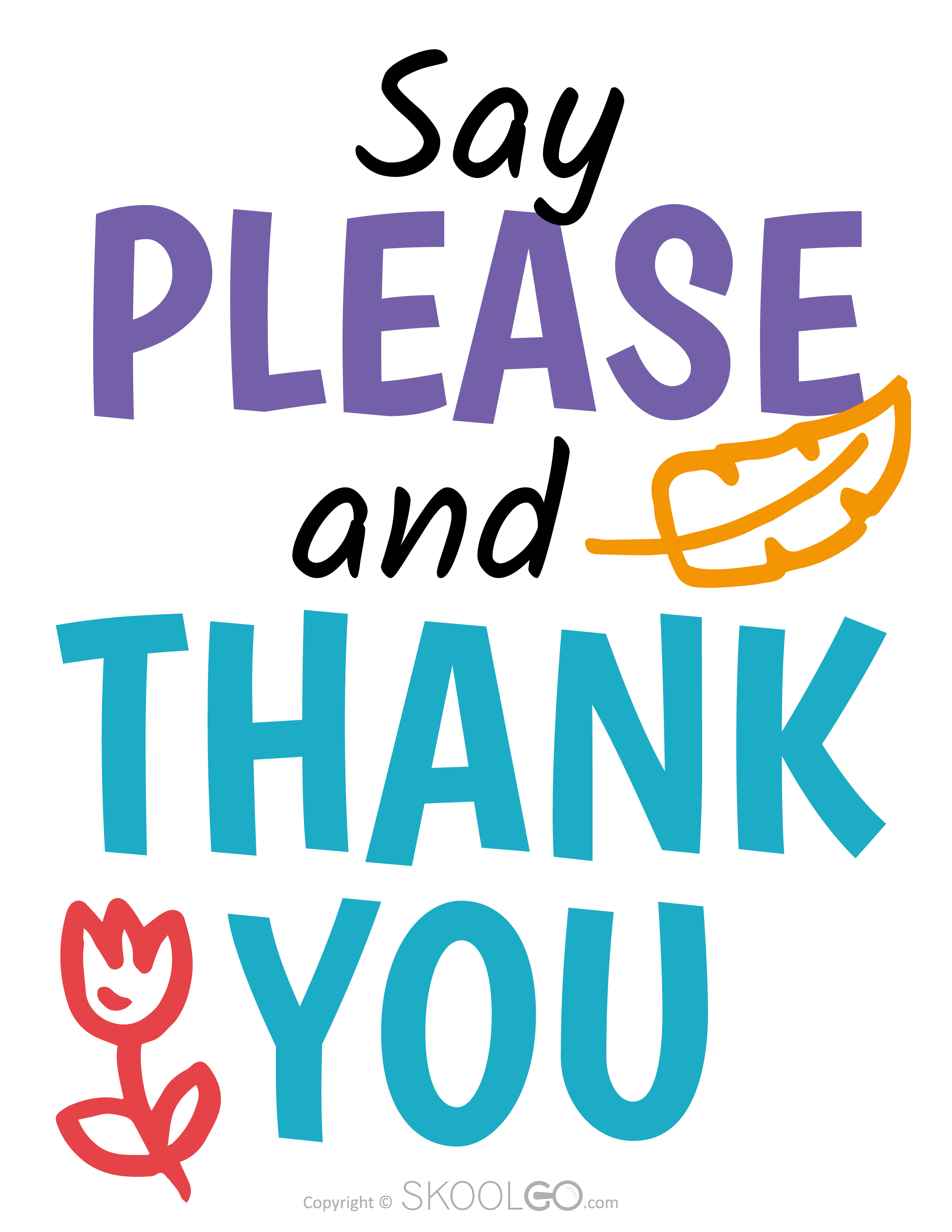 Say Thank You Clipart
