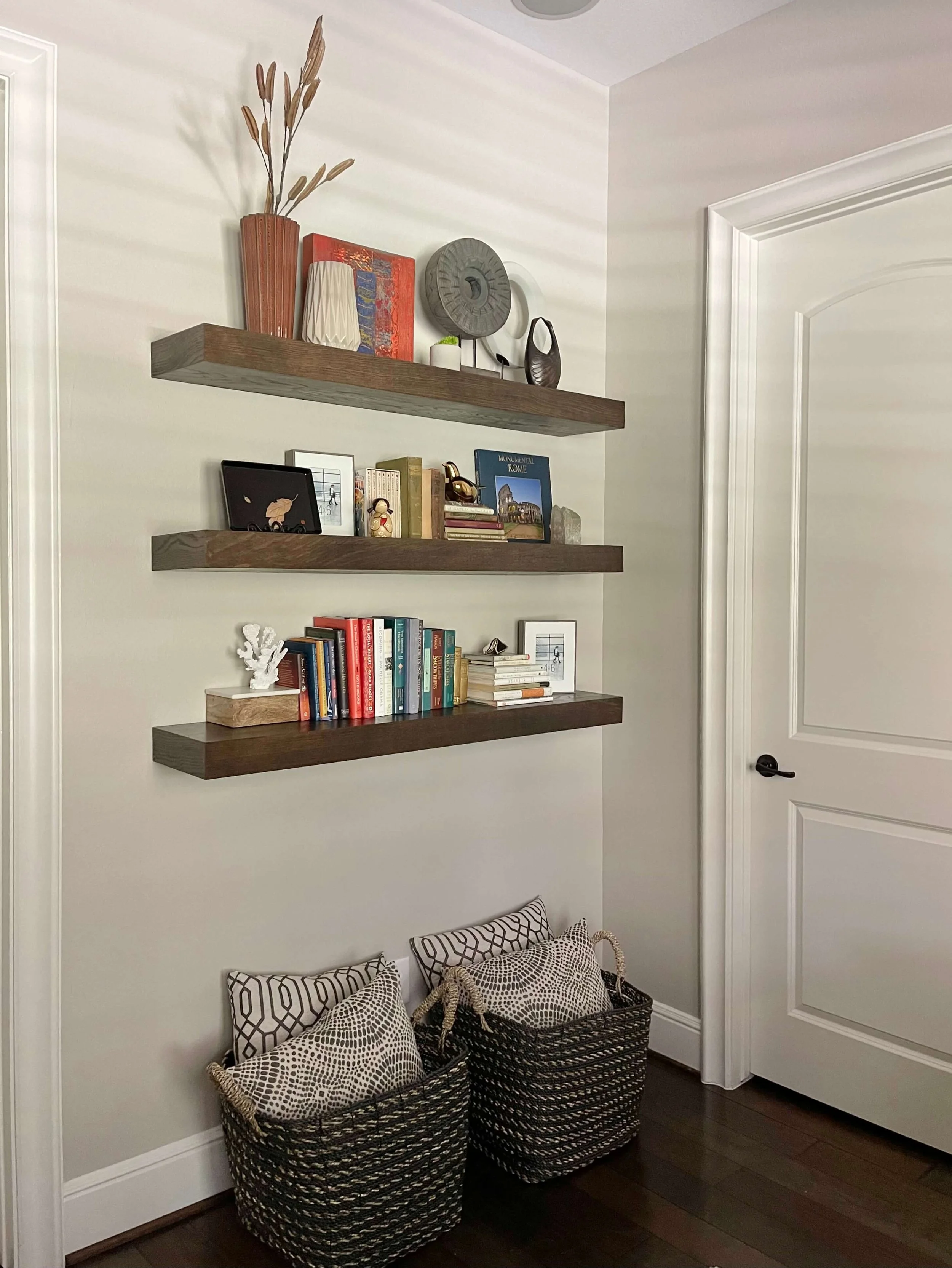 A Home Office Bookshelf Styling — DESIGNED