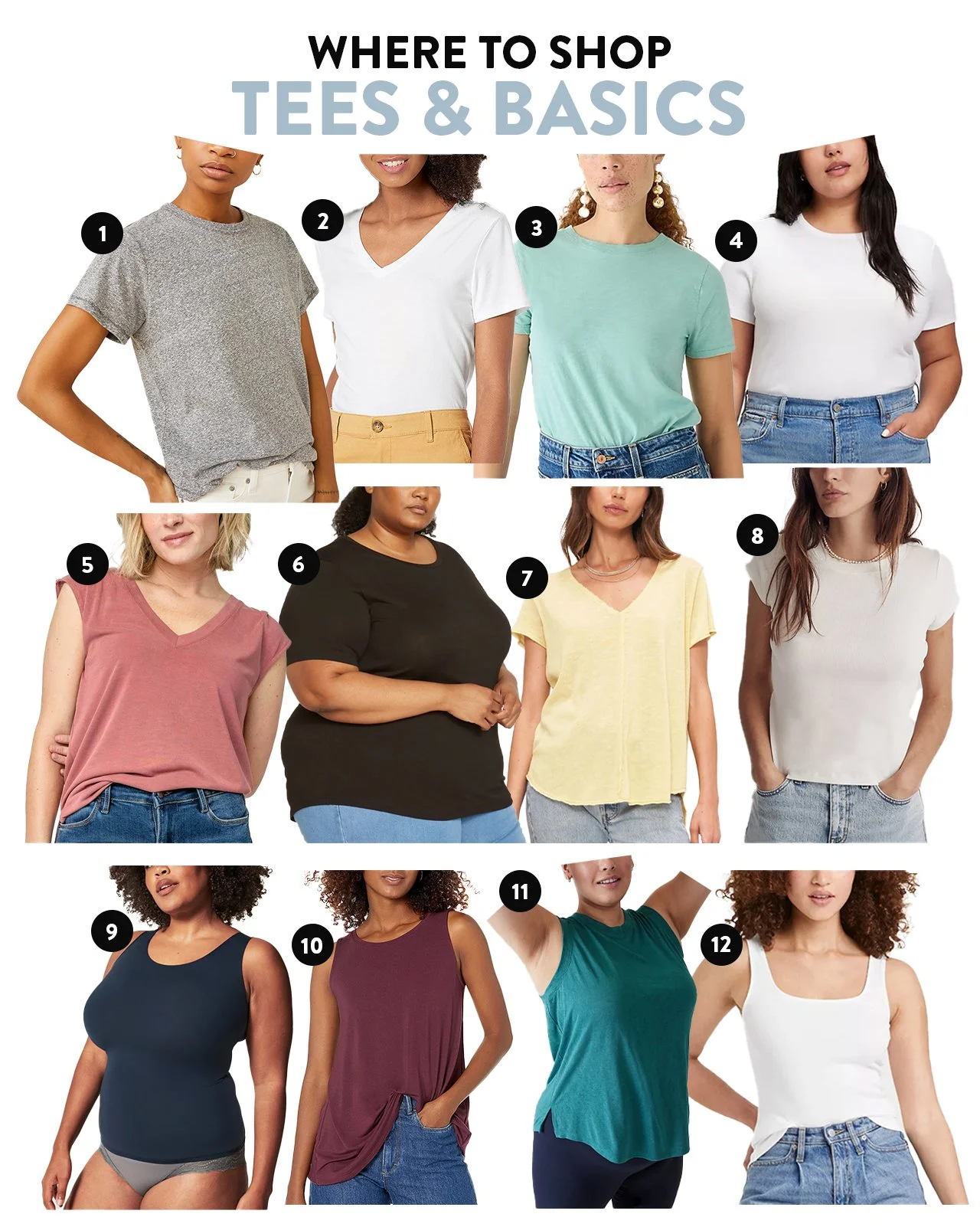 Where To Shop Tees & Basics — Caralyn Mirand Koch