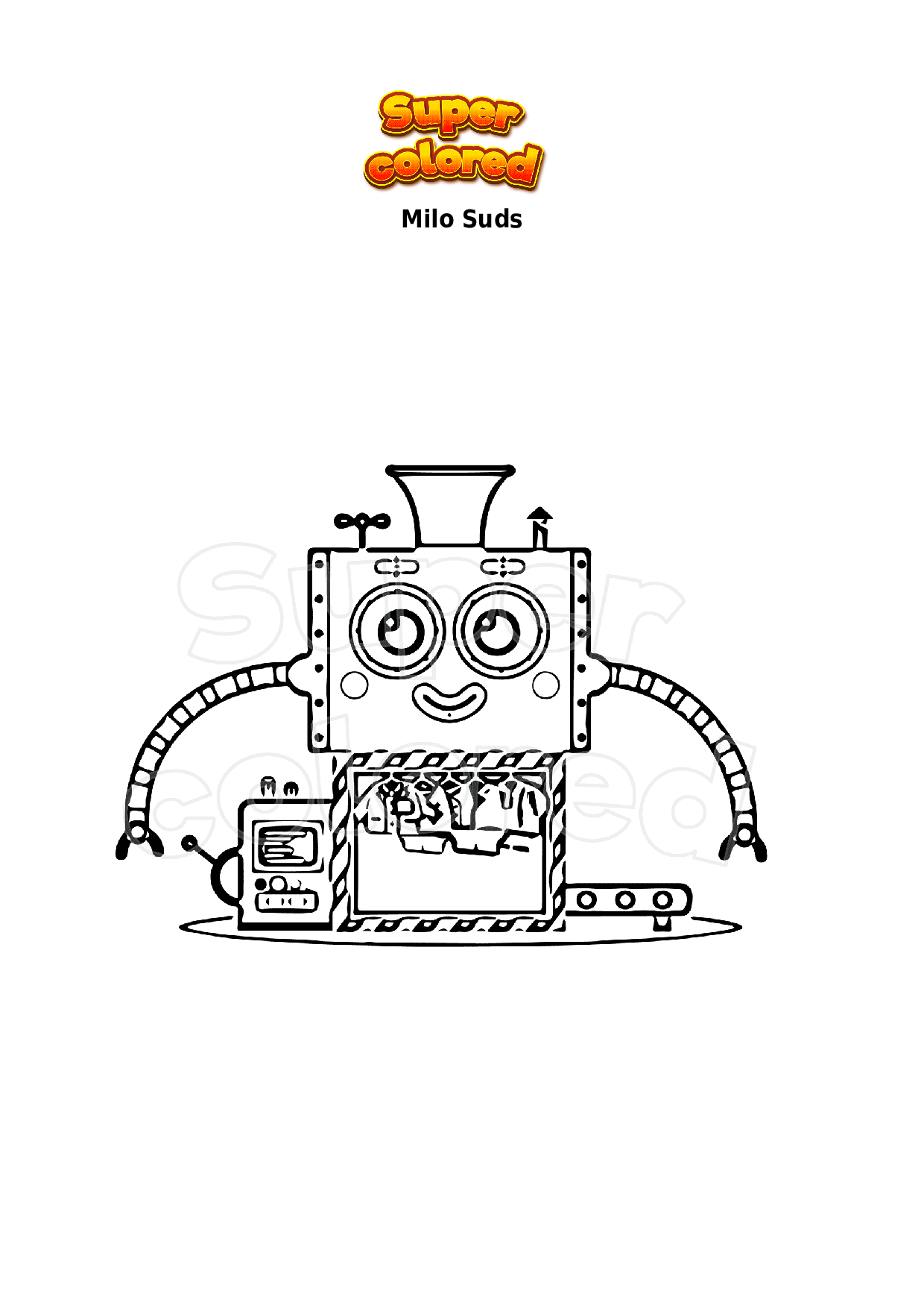 Coloriage Milo Suds - Supercolored.com