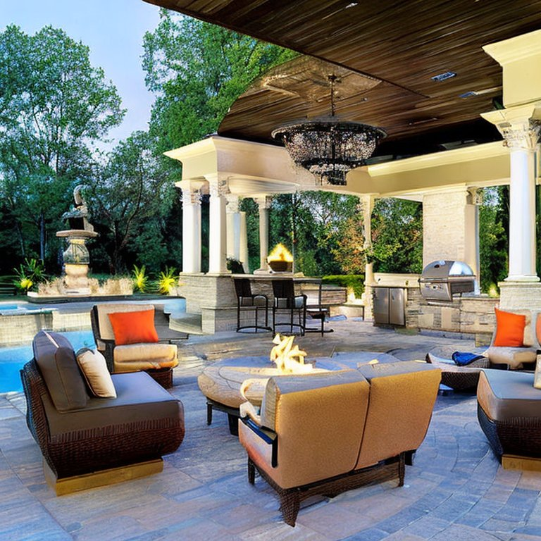 Unique Luxury Outdoor Living Spaces