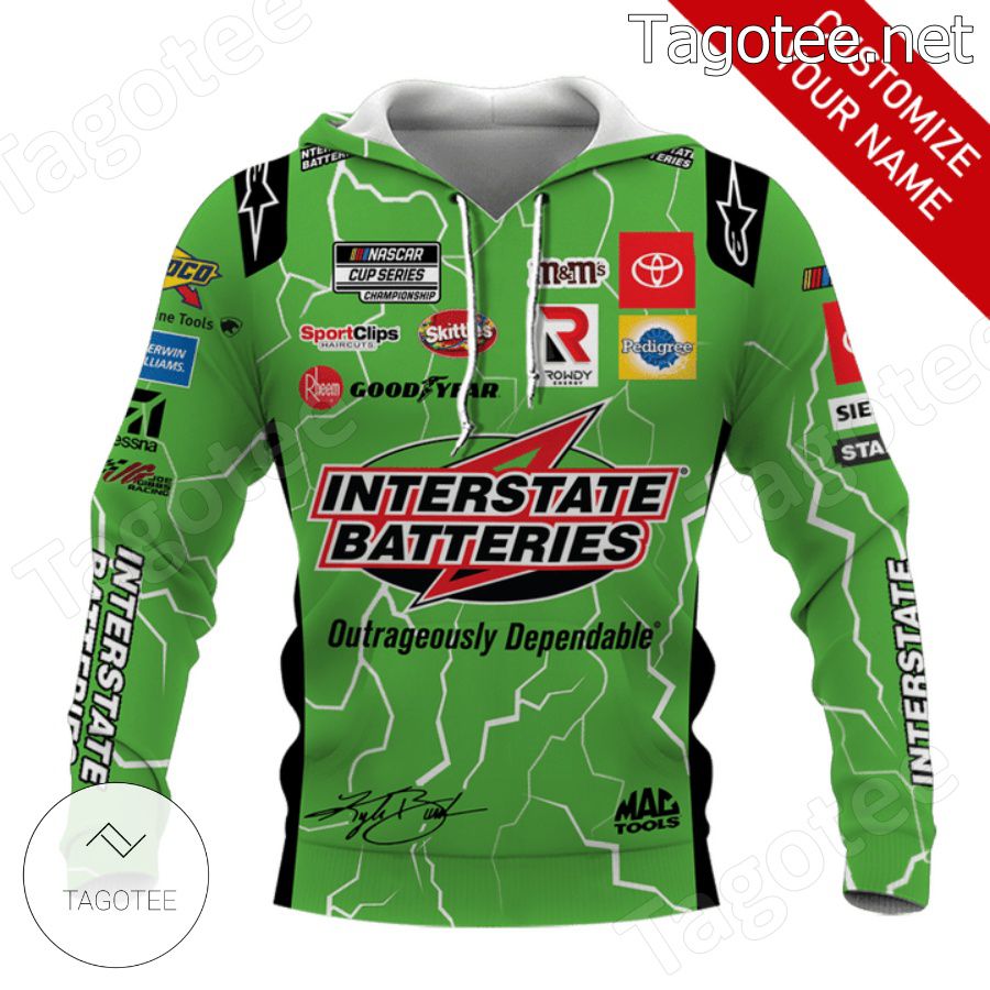 Car Racing Interstate Batteries Outrageously Dependable Hoodie - Tagotee