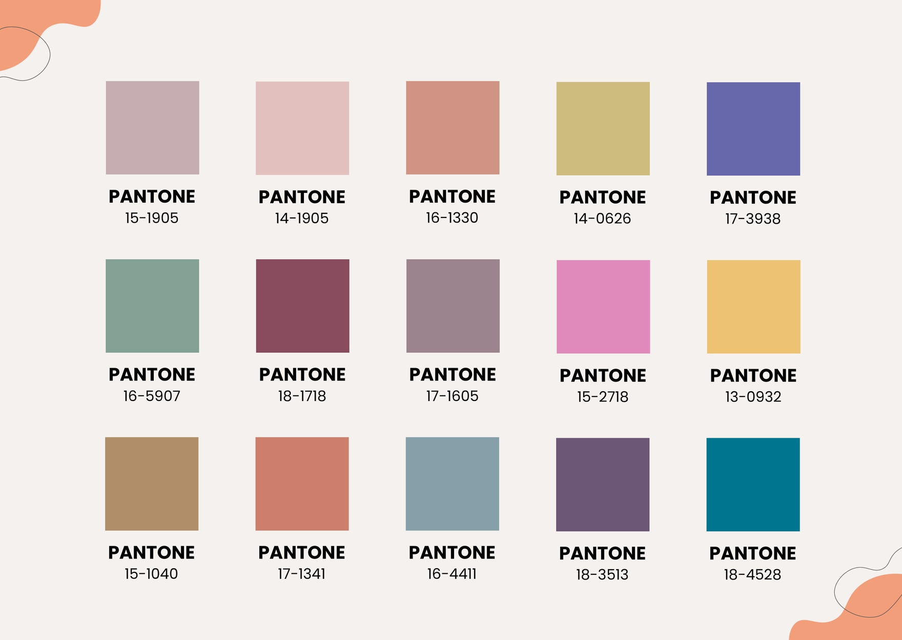 Pantone Color Chart High Quality Pantone Color Chart