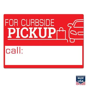 Lynch Sign 21 In. X 5 In. Decal Red On White Sticker Flammable DC-32LG - The Home Depot