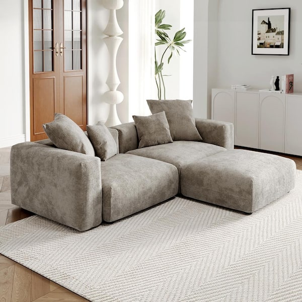 Big Comfy Fabric Sofas| Baci Living Room
