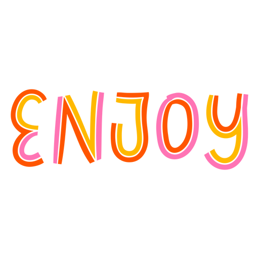 Enjoy PNG Designs for T Shirt & Merch