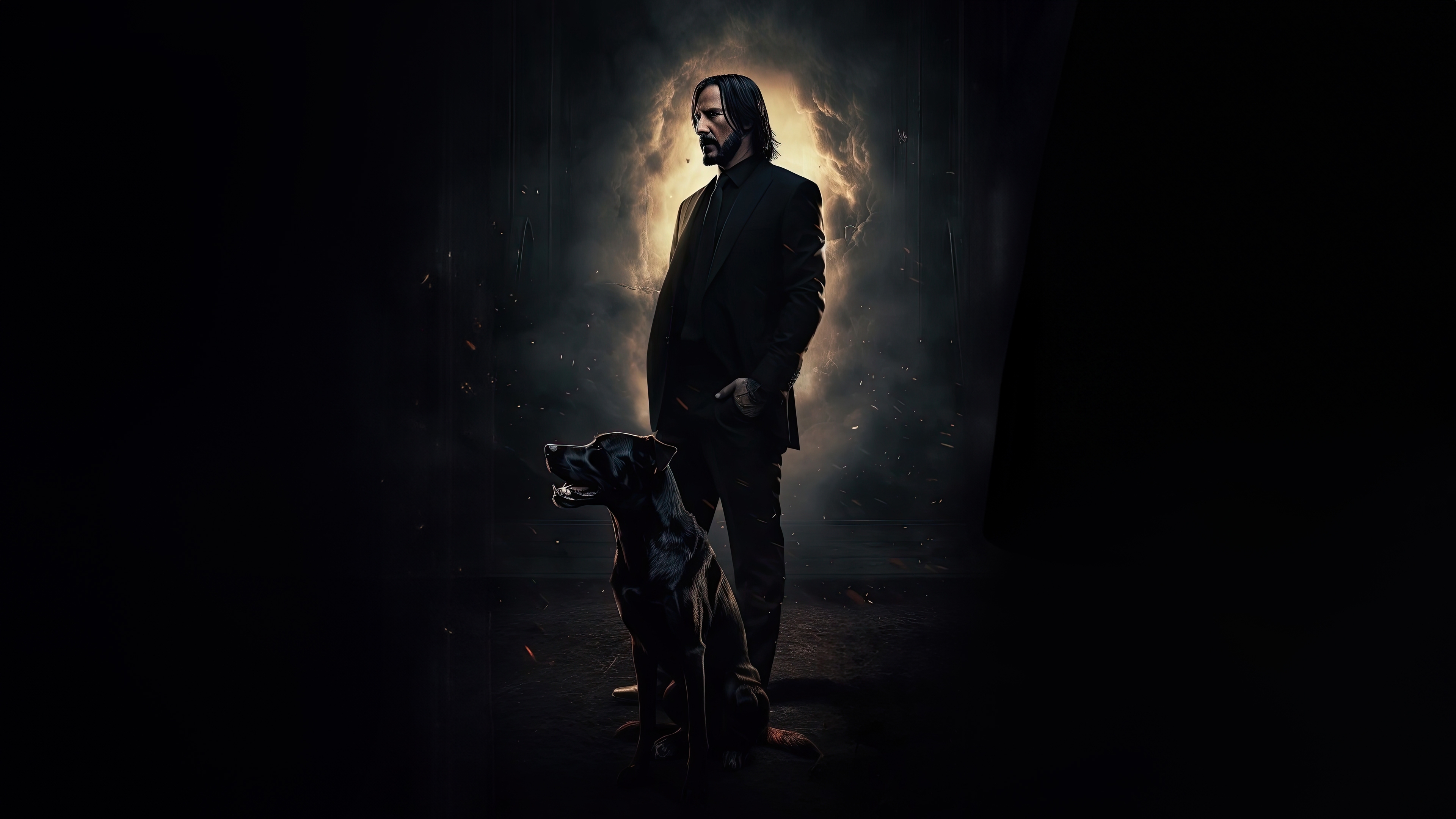1668x2388 Resolution 4K John Wick with Dog Cool 1668x2388 Resolution Wallpaper - Wallpapers Den
