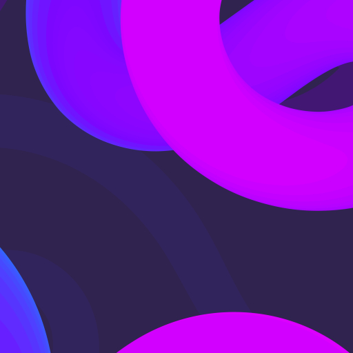 512x512 Resolution Abstract Neon Circle Shapes 512x512 Resolution Wallpaper - Wallpapers Den