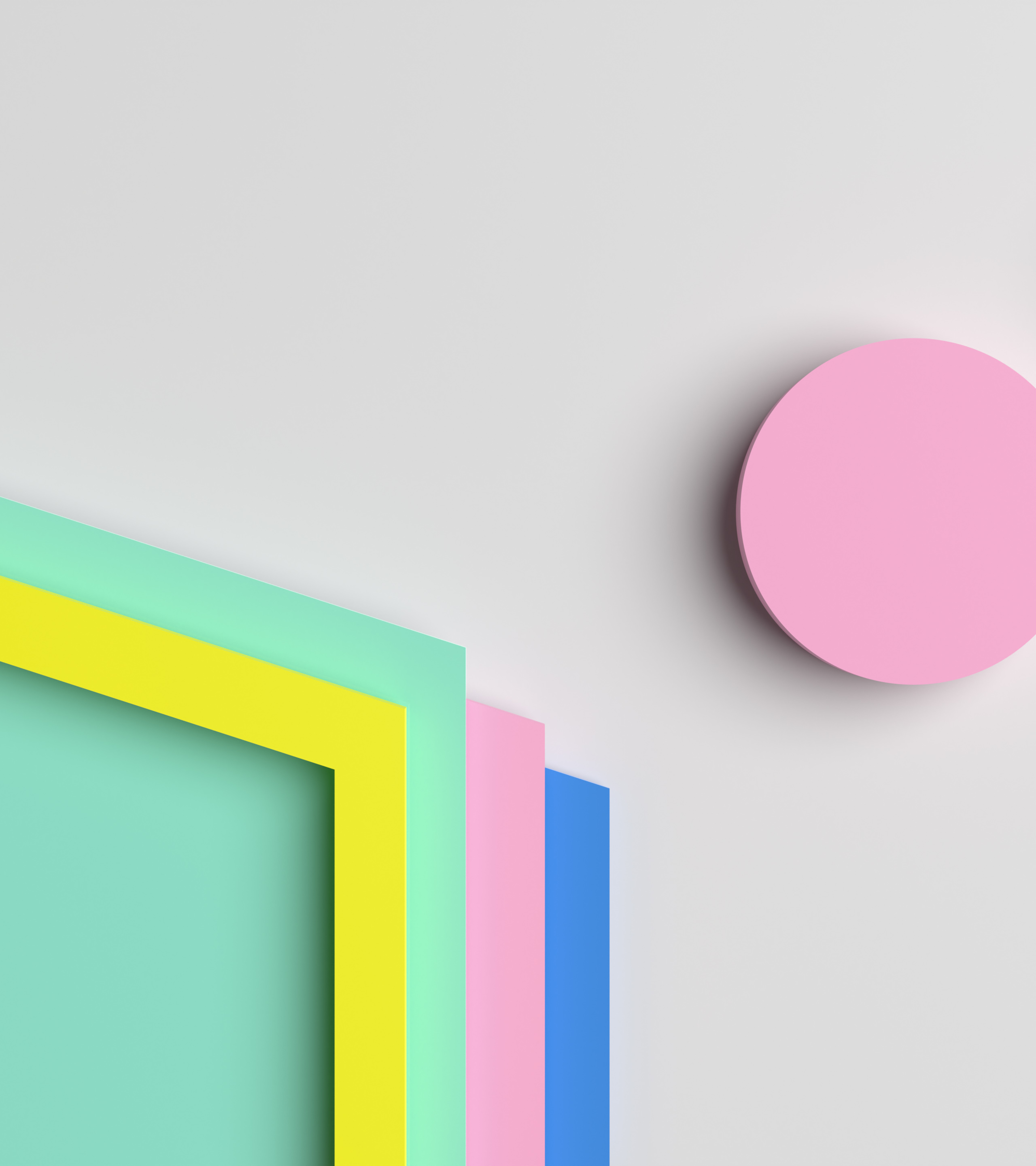 3840x4320 Resolution Abstract Shapes 4k Materialistic 3840x4320 Resolution Wallpaper ...