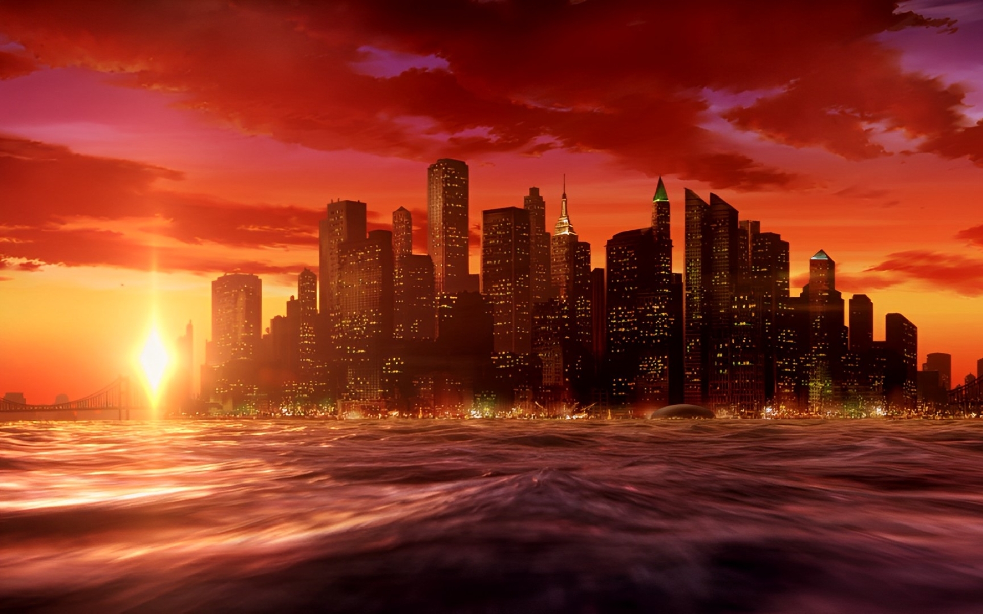 1920x1200 Amazing Cityscape Building 1200P Wallpaper, HD Artist 4K Wallpapers, Images, Photos ...