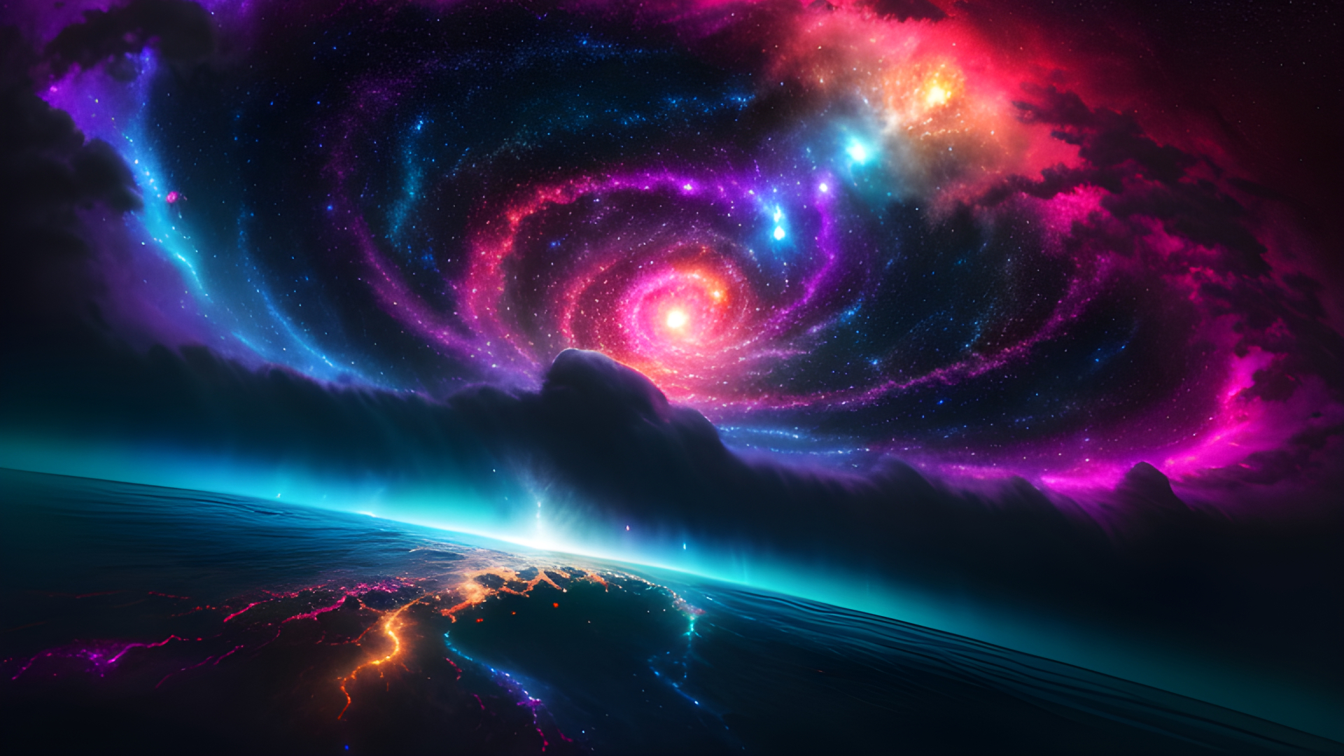 1920x1080 Resolution Amazing Outer Space 4K Galaxy 1080P Laptop Full HD Wallpaper - Wallpapers Den