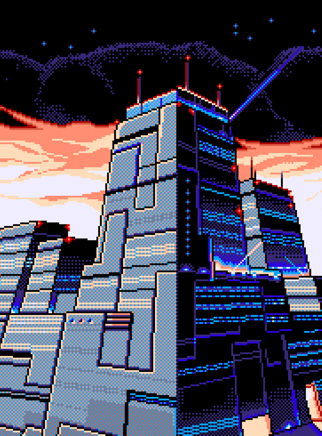1072x1448 Resolution Artistic Building Pixel Art 1072x1448 Resolution Wallpaper - Wallpapers Den