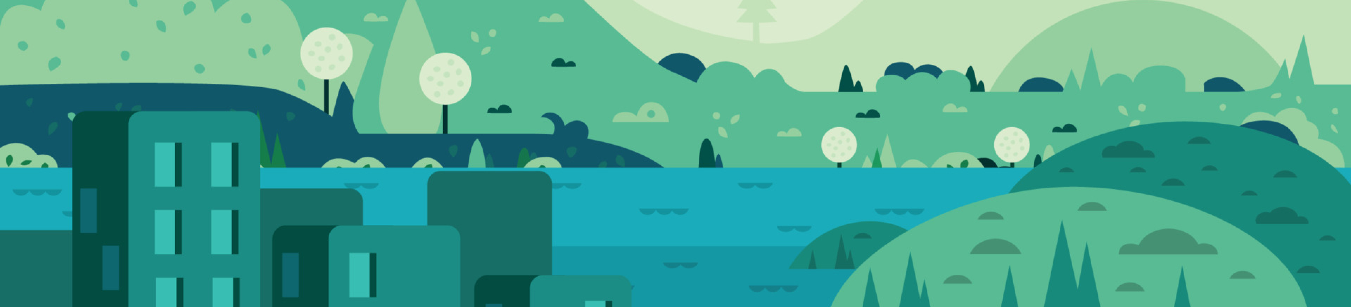 4480x1020 Resolution Artistic Green City HD 4480x1020 Resolution Wallpaper - Wallpapers Den