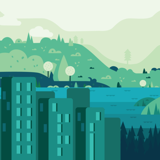 512x512 Artistic Green City HD 512x512 Resolution Wallpaper, HD Artist 4K Wallpapers, Images ...